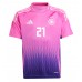 Echipament fotbal Germania Ilkay Gundogan #21 Tricou Deplasare European 2024 maneca scurta